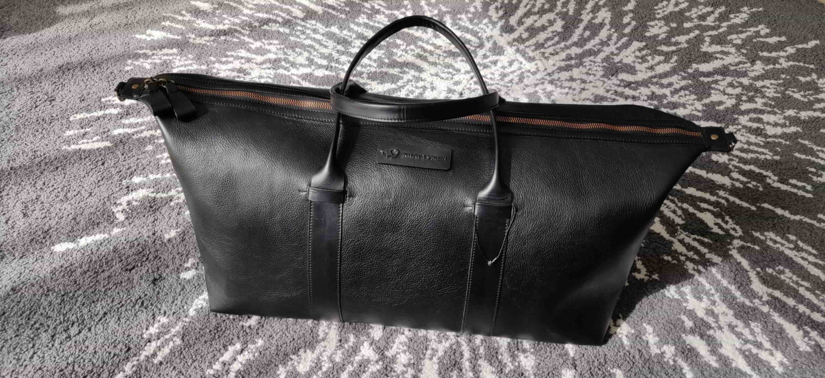 leather weekender bags 