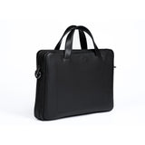 The Alpha Leather Briefcase - Black