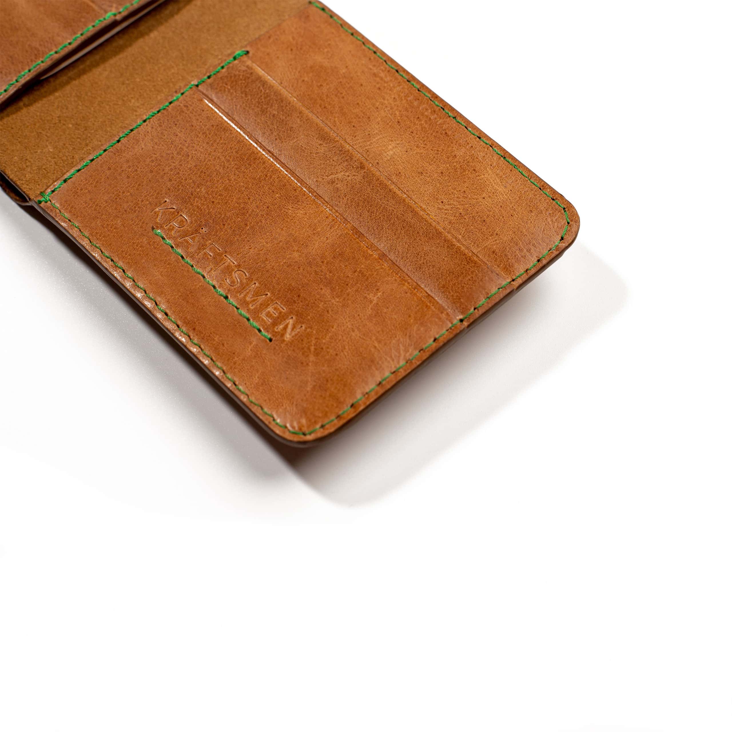 brown leather wallet