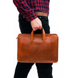 leather briefcase bag