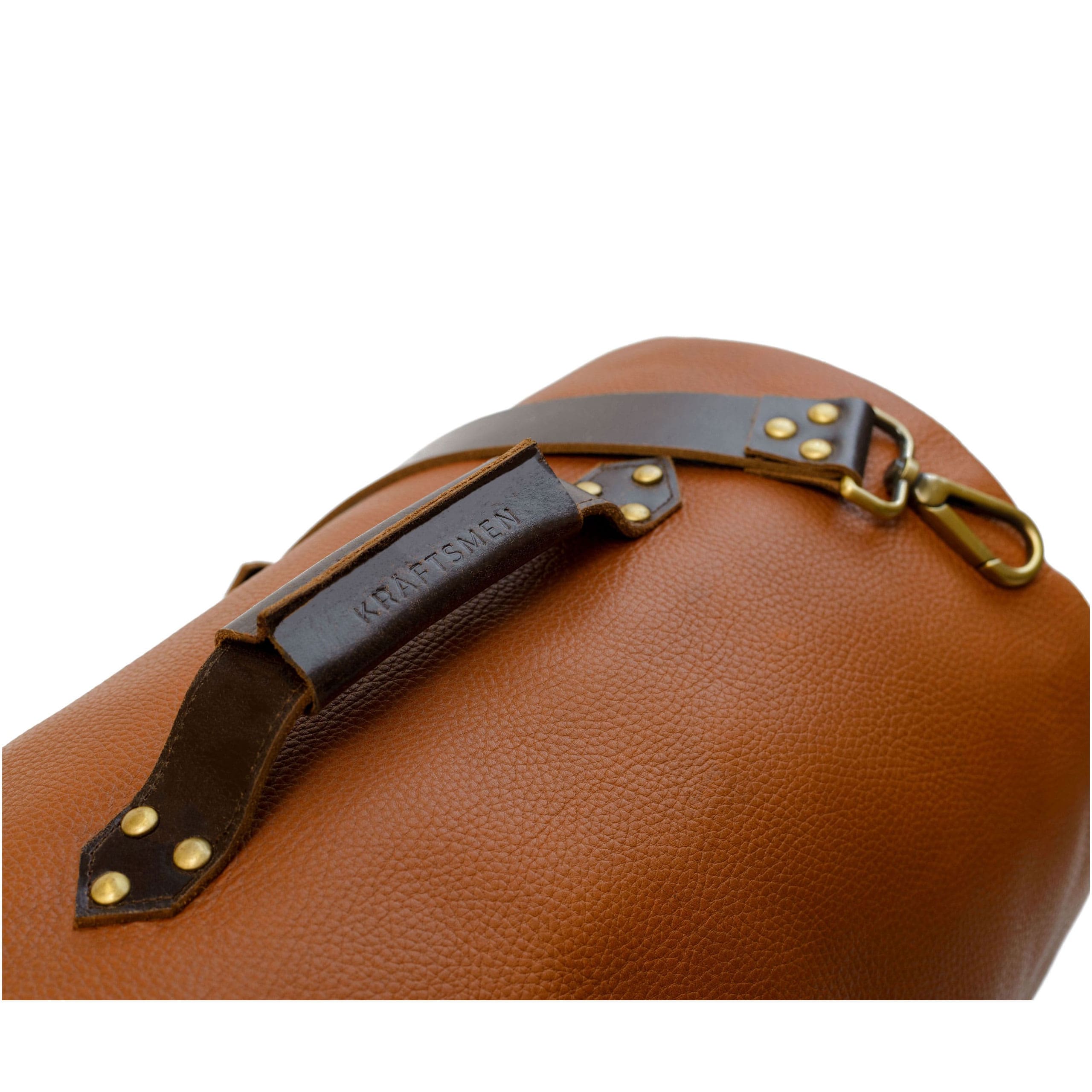 leather duffle bag