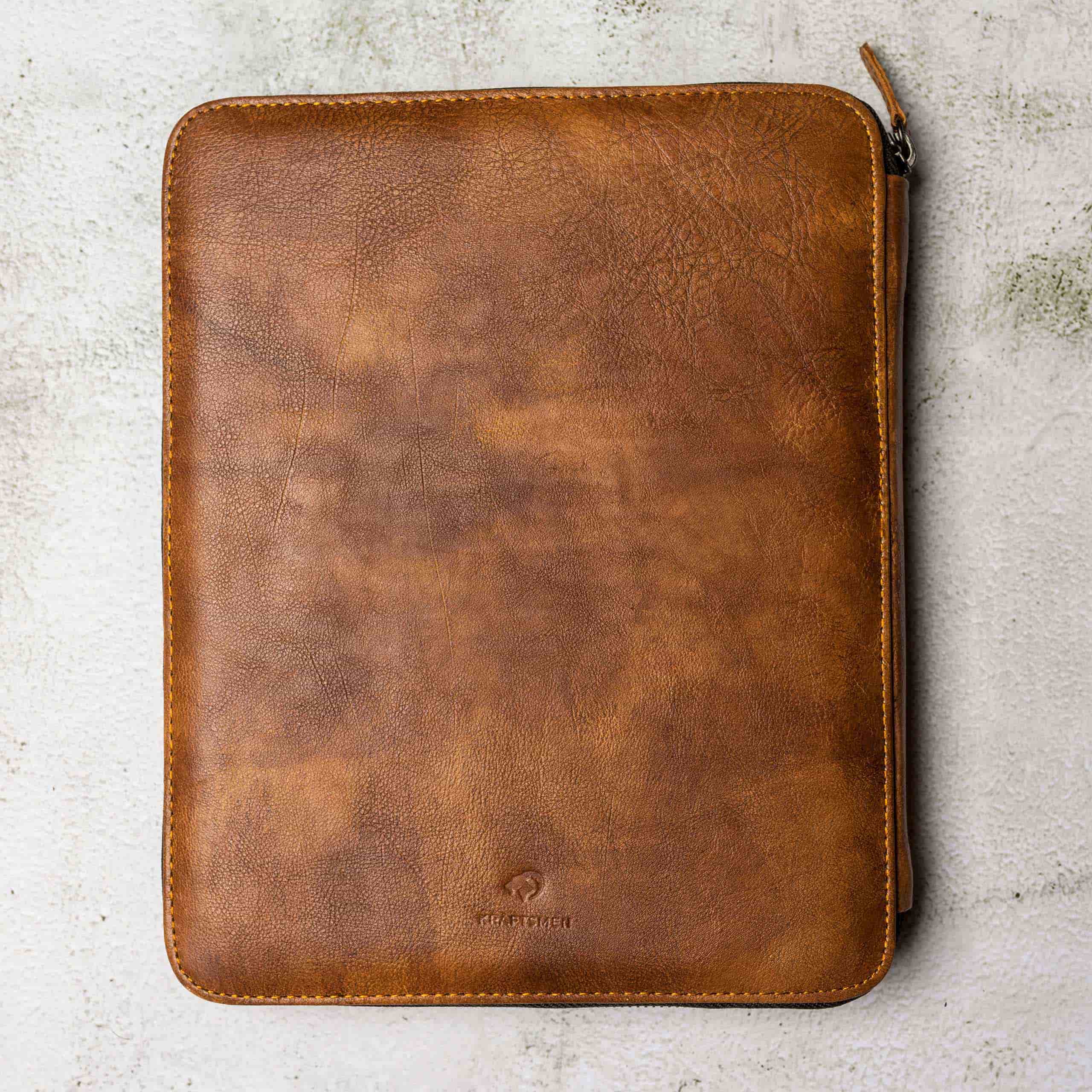 leather folder
