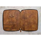 leather folder