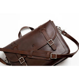 leather laptop messenger bag