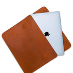 leather laptop sleeve