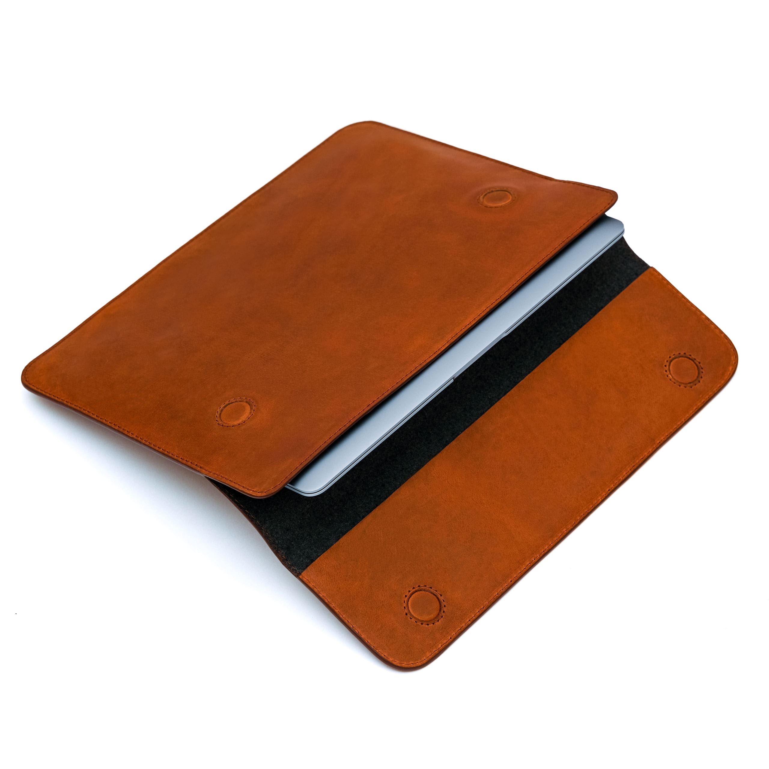 leather laptop sleeve