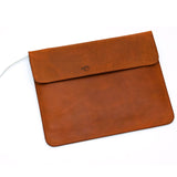 leather laptop sleeve