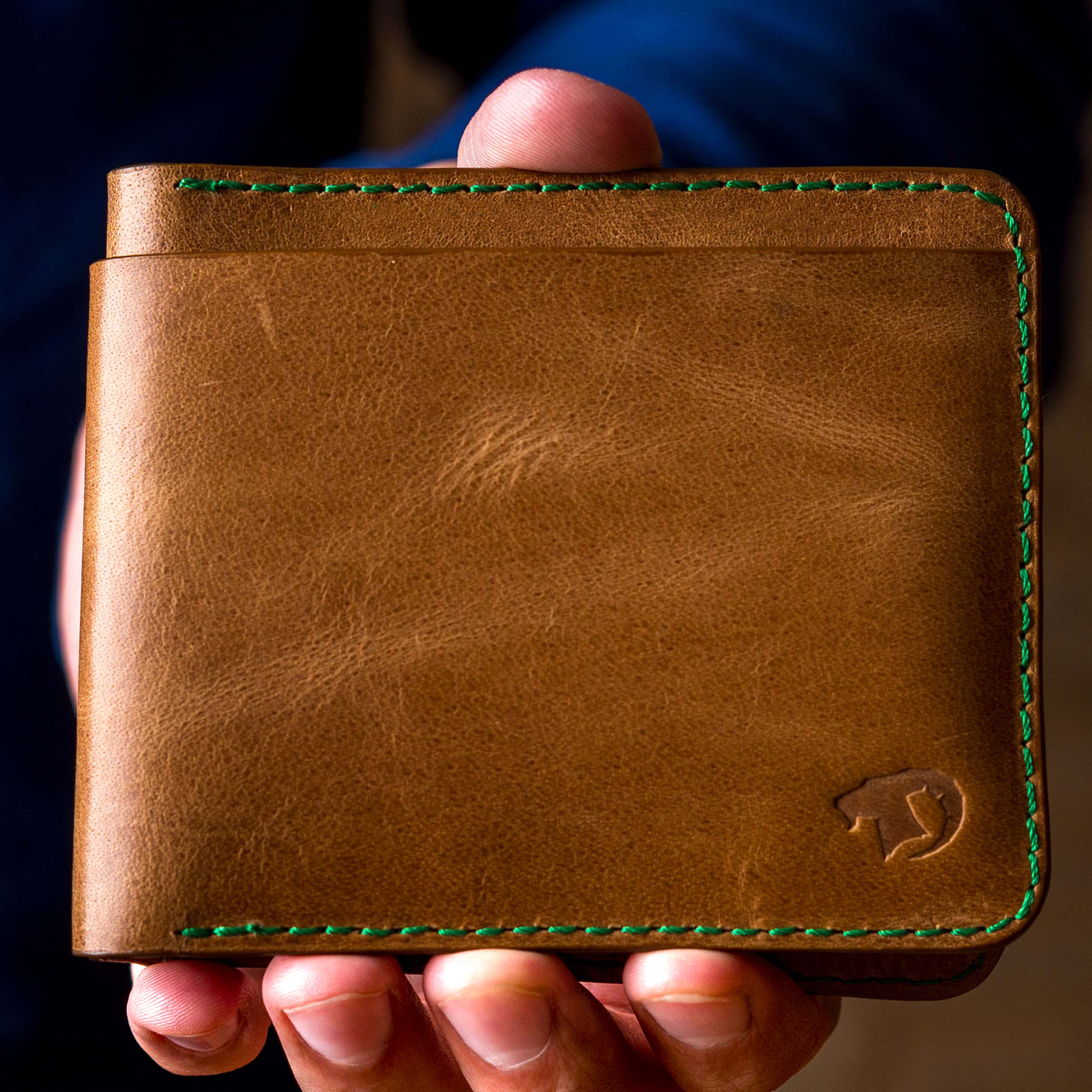 leather vegtan wallets