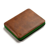 zippered leather portfolio